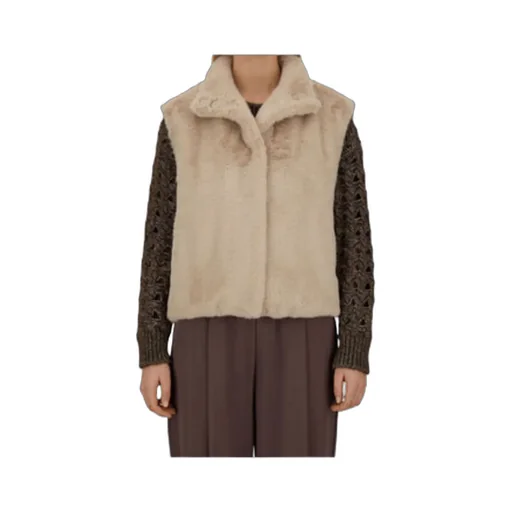 Sleeveless Fur Vest