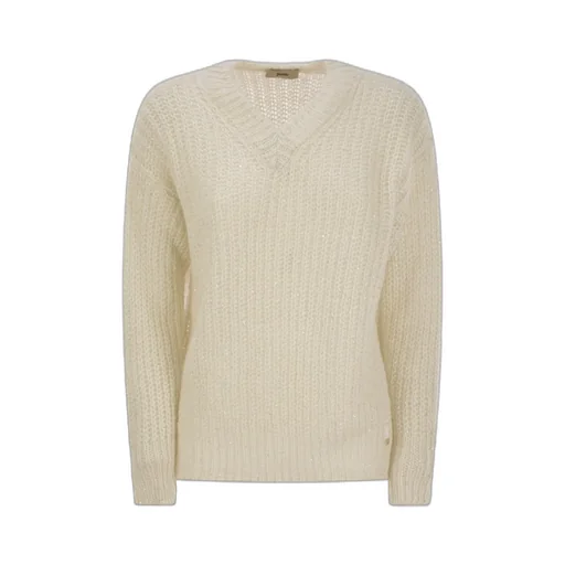 V-Neck Long-Sleeved Sweater