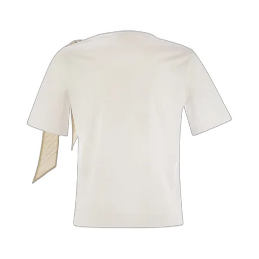 T-Shirt With Shoulder Scarf
