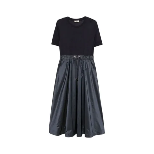 Drawstring Waist Midi Dress
