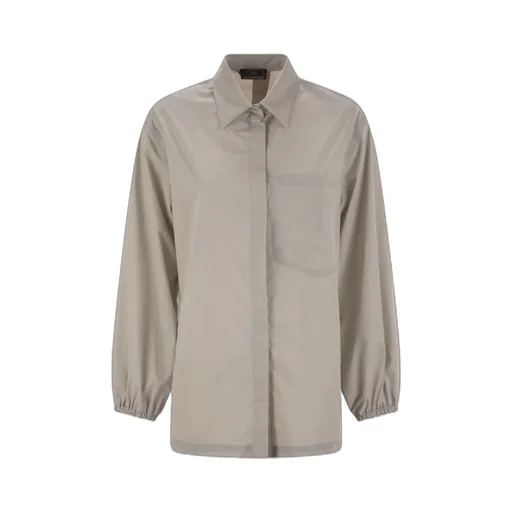 Elasticated Cuff Textured Shirt