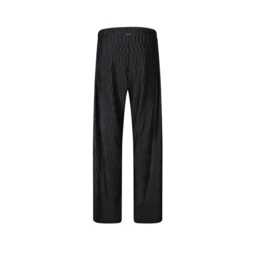 Wrinkled Effect Drawstring Trousers