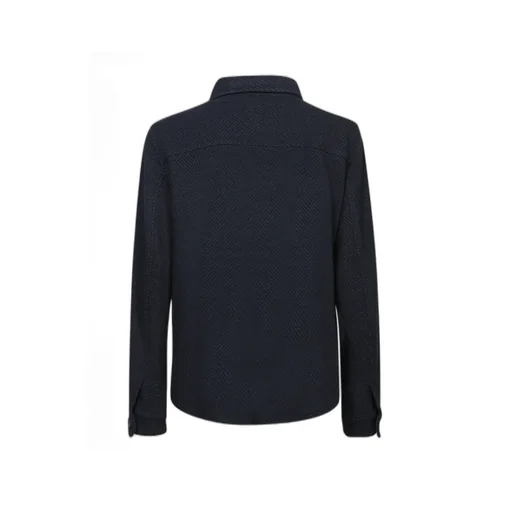 Buttoned Long-Sleeved Shirt Jacket