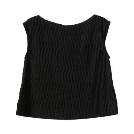 Wrinkled Effect Tank Top
