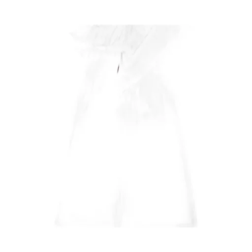 A-Line Elastic Waist Midi Skirt
