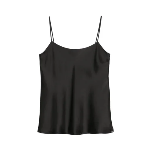 Spaghetti Straps Satin Tank Top