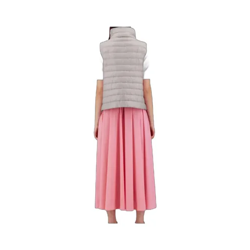 Reversible Sleeveless Jacket In Nylon Ultralight