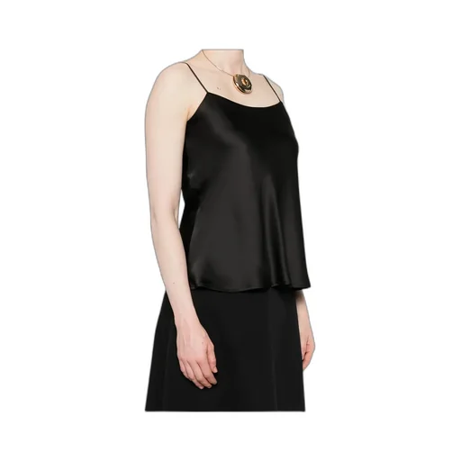 Spaghetti Straps Satin Tank Top