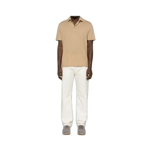 Short-Sleeve Cotton Polo Shirt