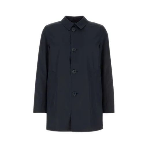 Long-Sleeved Button-Up Jacket