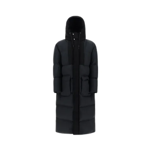 Drawstring Long-Sleeved Parka