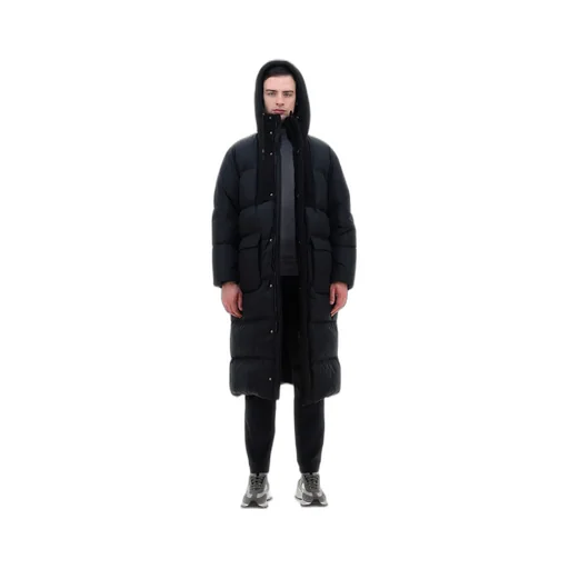 Drawstring Long-Sleeved Parka