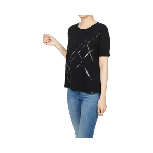 Abstract-Print T-Shirt