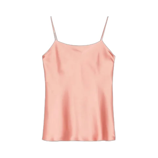 Spaghetti Straps Satin Tank Top