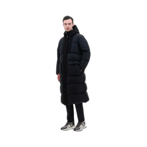 Drawstring Long-Sleeved Parka