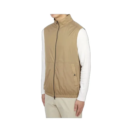 Zippered Stand Collar Vest