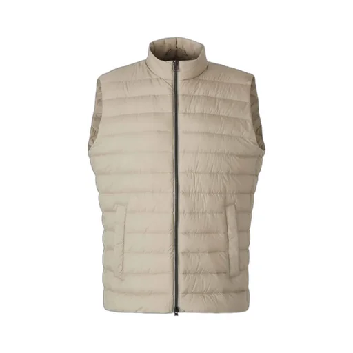 Quilted High-Neck Vest