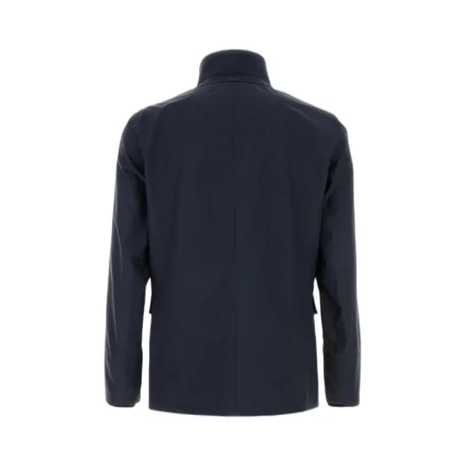Long-Sleeved Button-Up Jacket