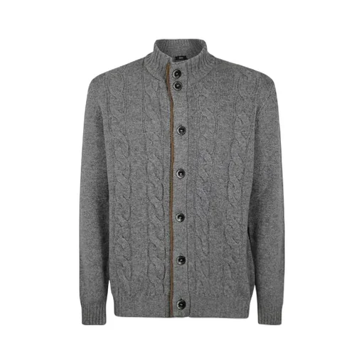 Button-Detailed Round Neck Sweater
