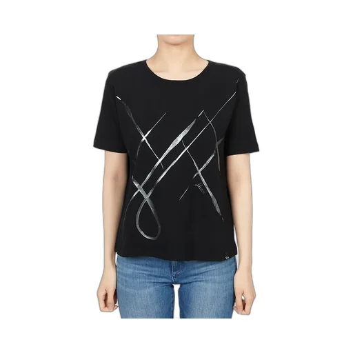 Abstract-Print T-Shirt