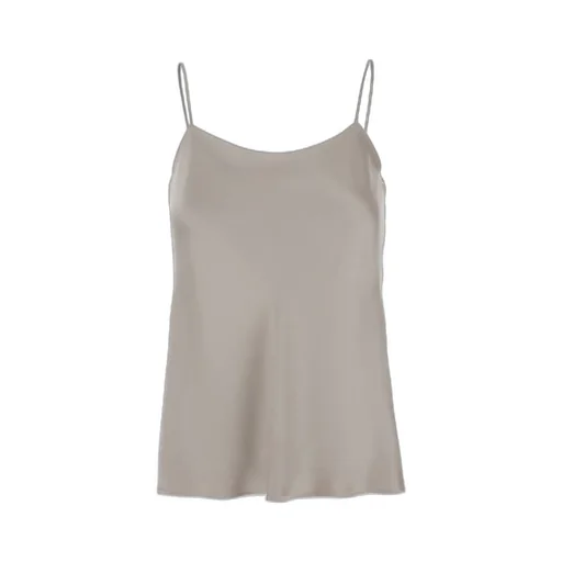 Spaghetti Straps Satin Tank Top