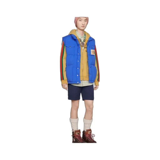 Webbing Printed Casual Jacket