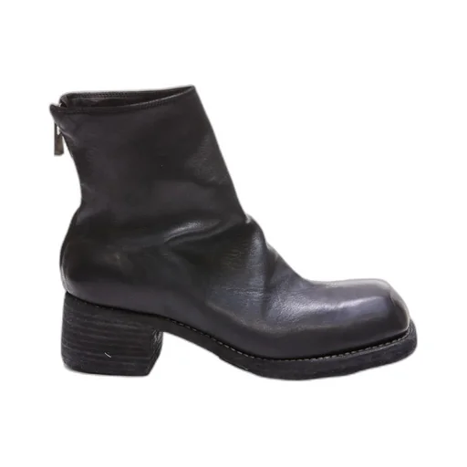Zippered Short Boots
