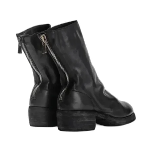 Round-Headed Short Boots