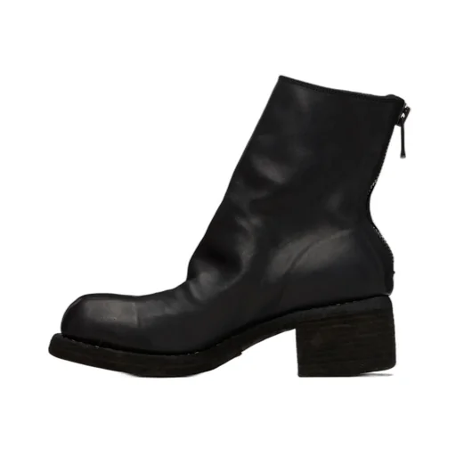 Zippered Short Boots