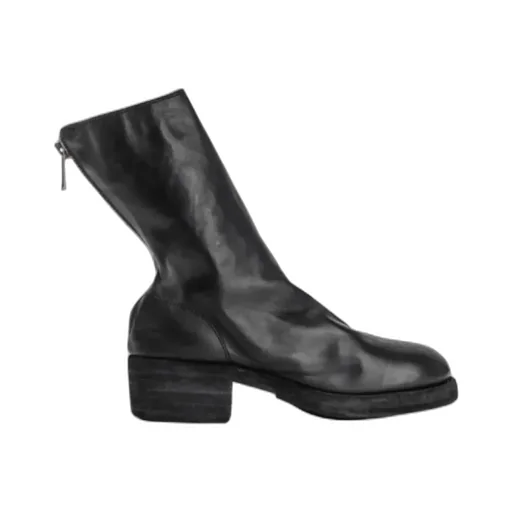 Round-Headed Short Boots