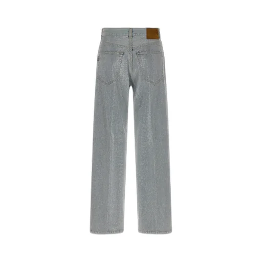Bonnie Studded Straight-Leg Jeans