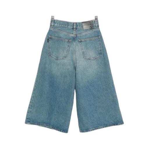 Cotton Denim Shorts
