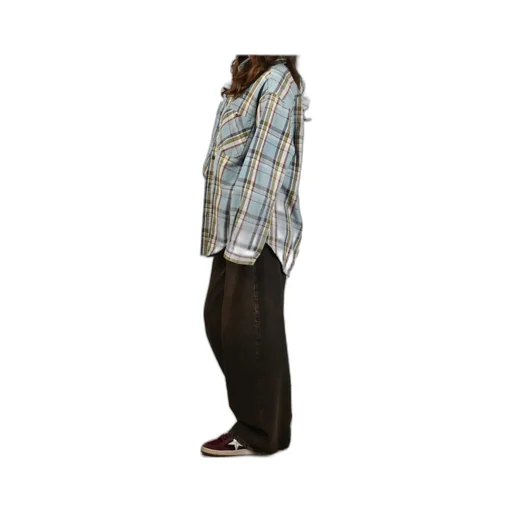 Plaid Long-Sleeved Shirt