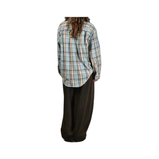Plaid Long-Sleeved Shirt