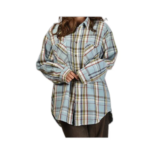 Plaid Long-Sleeved Shirt