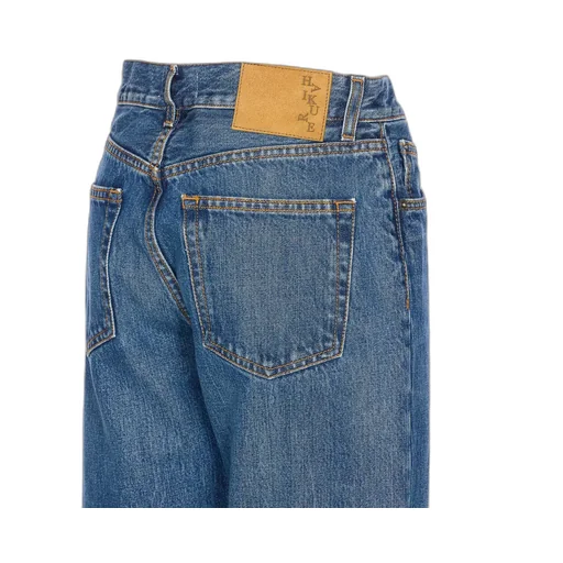 Logo Patch Straight-Leg Denim Trousers