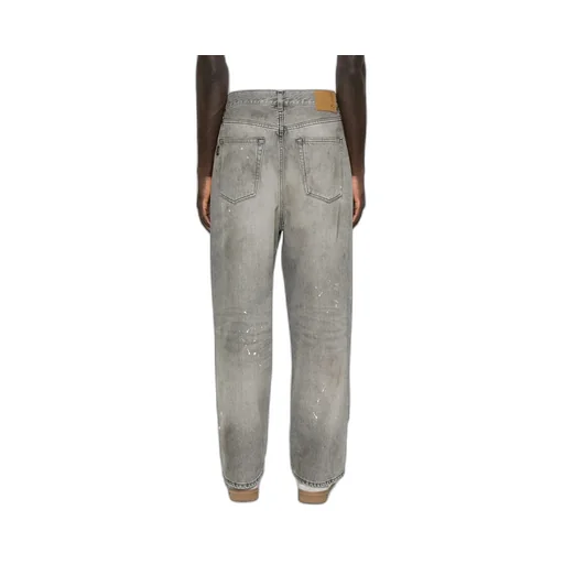 Denim Trousers With Belt Loops