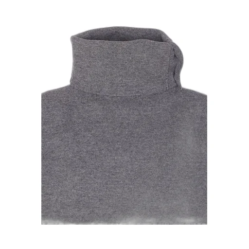 High Neck Button Sweater