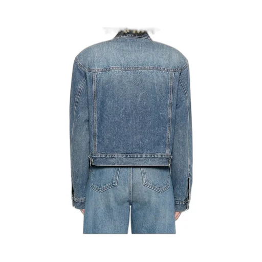 Button-Fastening Denim Jacket