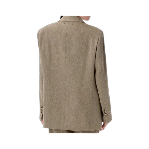 Harringbone Single Breasted Blazer