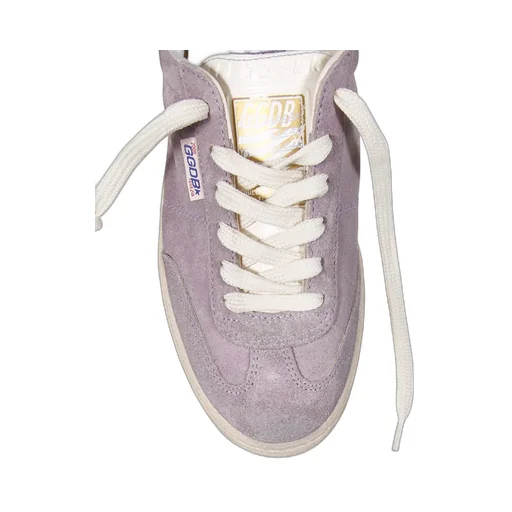 Suede Lace-Up Low-Top Sneakers