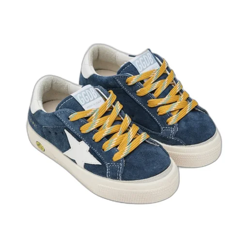 Round Toe Lace-Up Sneakers