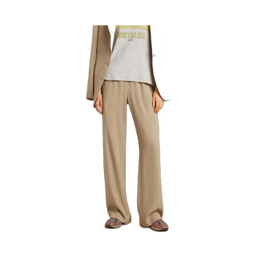 Straight-Leg Pleated Trousers
