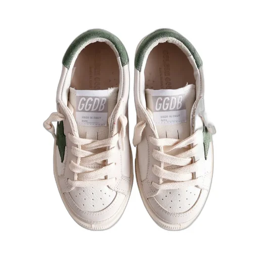 Round-Toe Lace-Up Sneakers