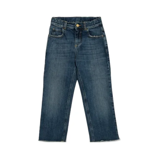 Logo Embroidered Jeans