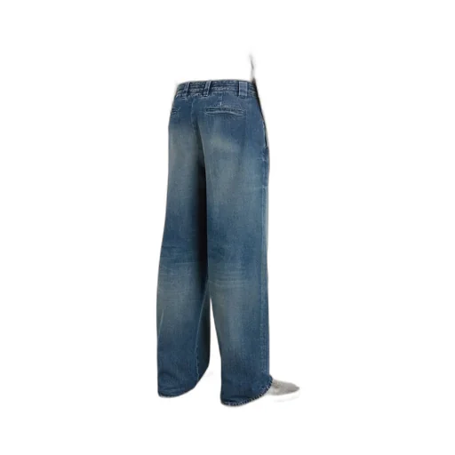 Straight-Leg Distressed Jeans