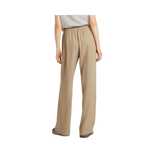 Straight-Leg Pleated Trousers