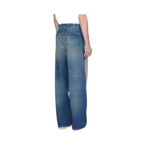 Straight-Leg Distressed Jeans
