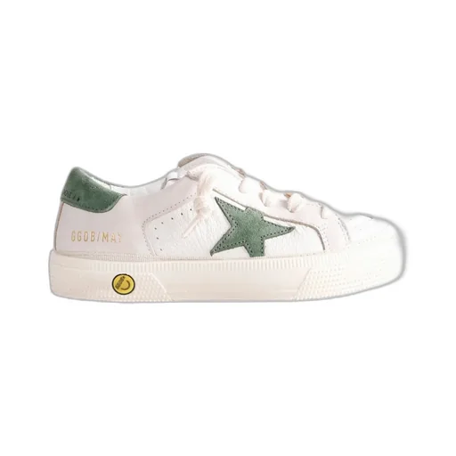 Round-Toe Lace-Up Sneakers