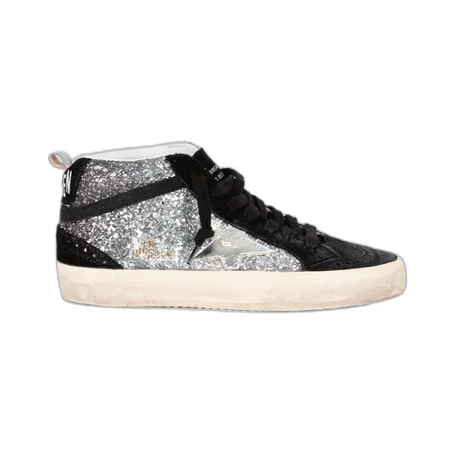 Glitter Mid-Top Sneakers